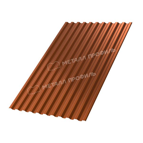 Приобрести доступный Профилированный лист C-21х1000 (AGNETA-03-Copper\Copper-0.5) в Компании МеталПрофиль.