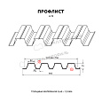 Профилированный лист Н-75x750-B (ПЭ-01-3020-0,7)