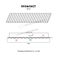 Профилированный лист МП-10x1100-B NormanMP (ПЭ-01-RR32-0,5)