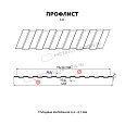 Профилированный лист С-8x1150-A (ПЭ-01-6005-0,4)