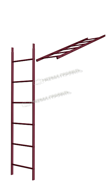 Такую продукцию, как Лестница кровельная стеновая дл. 1860 мм без кронштейнов (3005), можно приобрести в нашем интернет-магазине.
