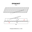 Профлист МЕТАЛЛ ПРОФИЛЬ МП-10х1100-B (PureTech_Mat-20-7024-0,5)