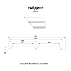 Сайдинг Lбрус-15х240 (КЛМА-02-Anticato-0.5), цена 48.08 руб.: приобрести в Бресте.