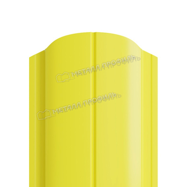 Купить качественный Штакетник металлический МП ELLIPSE-O 19х126 (ПЭ-01-1018-0.5) в интернет-магазине Компании МеталПрофиль.